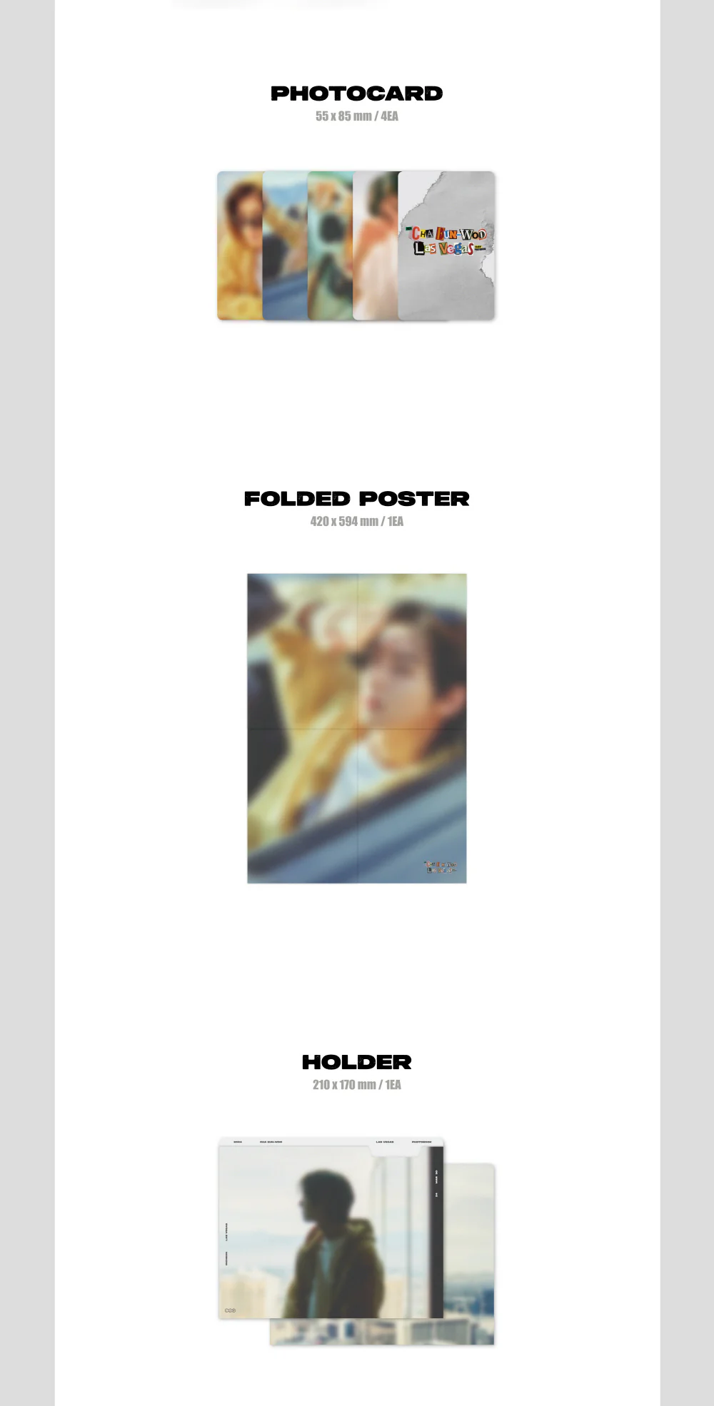 CHA EUN WOO Las Vegas Photobook+Pre-Order Gift - Image 4