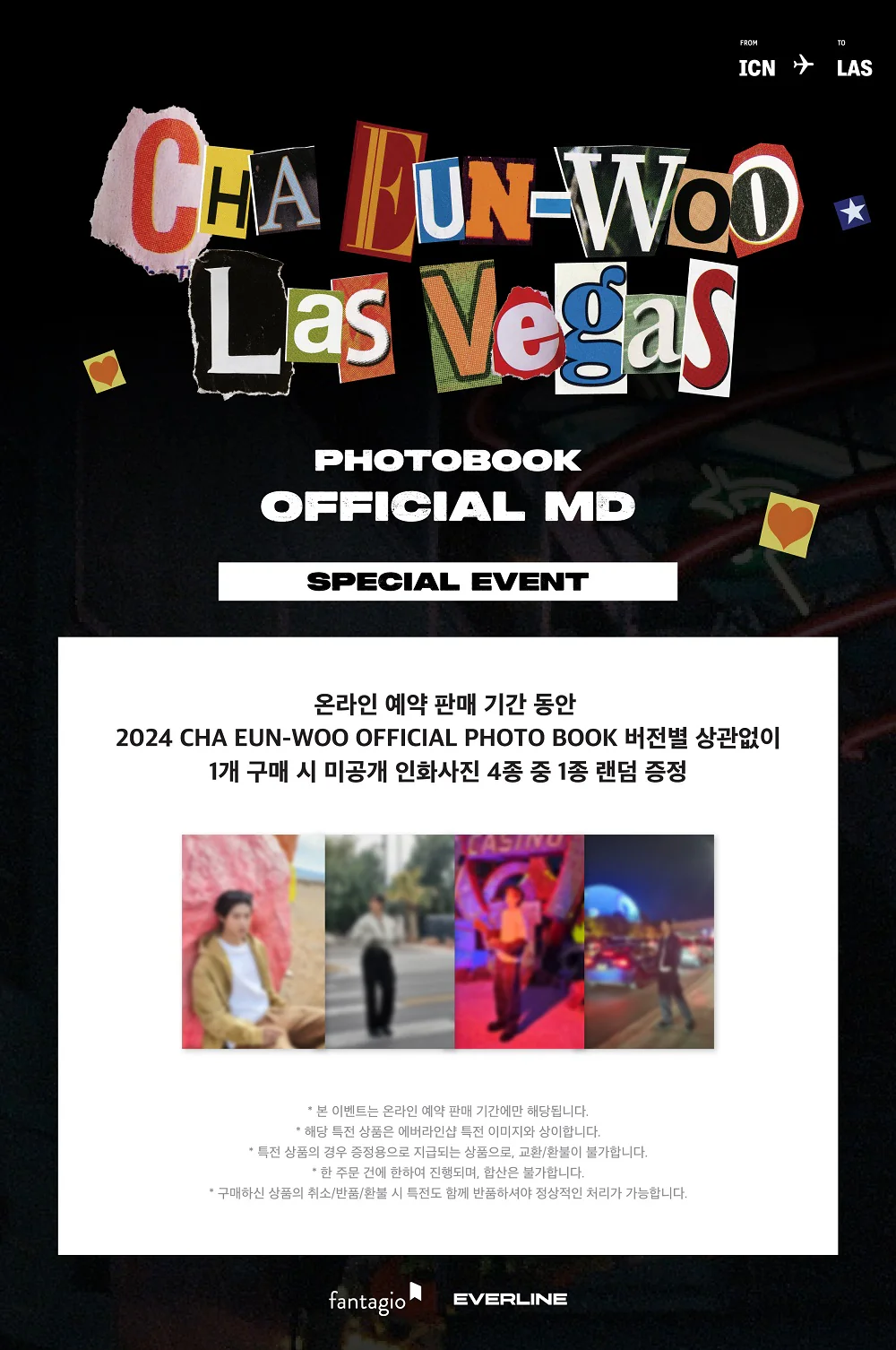 CHA EUN WOO Las Vegas Photobook+Pre-Order Gift - Image 7