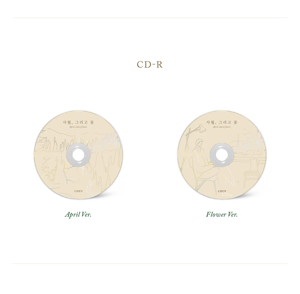 CHEN EXO - 1st Mini Album April, and a Flower (random ver.) CD - Image 8