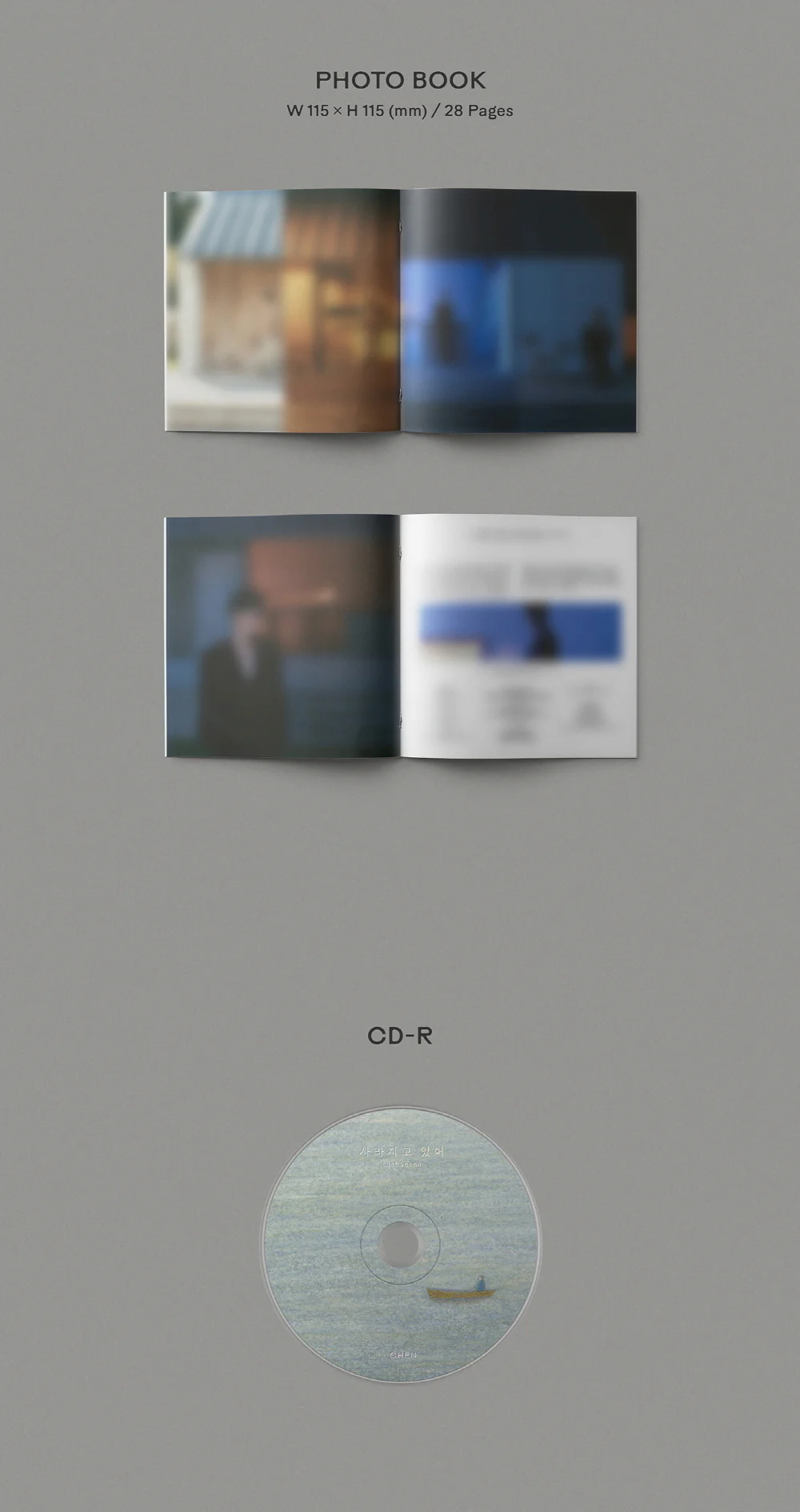 CHEN EXO - 3rd Mini Album Last Scene (Digipack ver.) Random version+Free Gift - Image 3