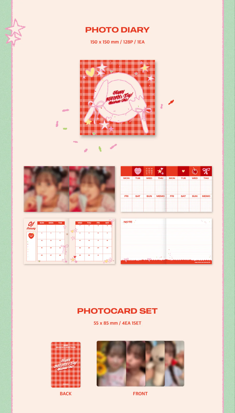 CHUU 2025 SEASON'S GREETINGS [Happy CHUU's Day! Celebrate Me!] + Pre-Order Gift - Image 4