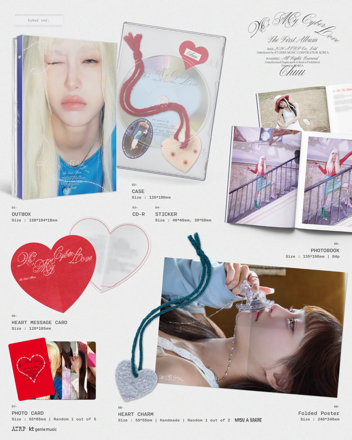 Chuu - The First Album XO, My Cyberlove CD [Random ver.] - Image 2