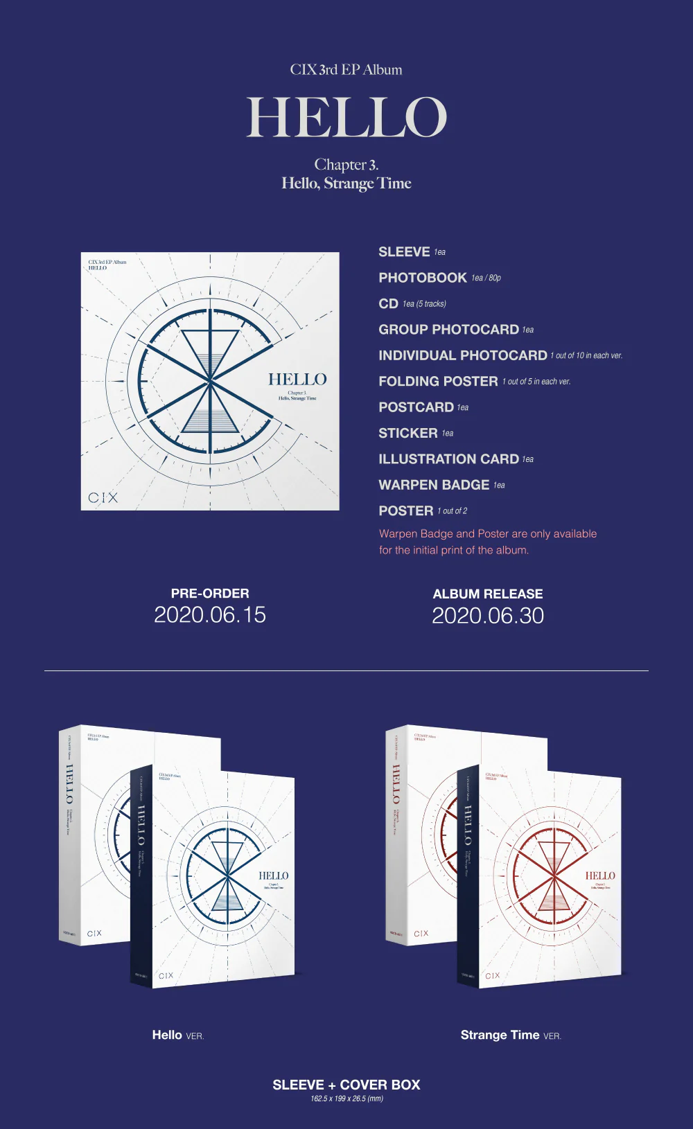 CIX - 3rd Mini Album ‘HELLO’ Chapter 3. Hello, Strange Time - Image 2