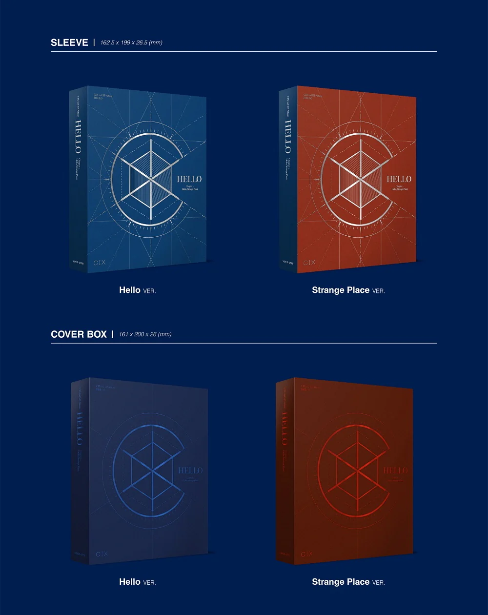 CIX - HELLO CHAPTER 2. [HELLO, STRANGE PLACE] (2nd Mini Album) Album - Image 3