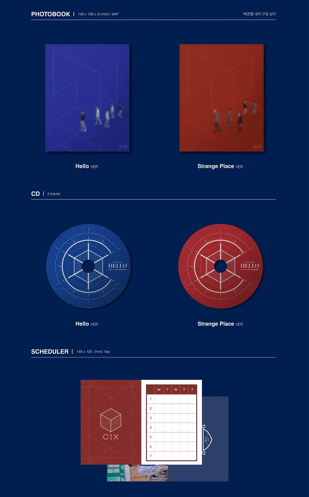 CIX - HELLO CHAPTER 2. [HELLO, STRANGE PLACE] (2nd Mini Album) Album - Image 4