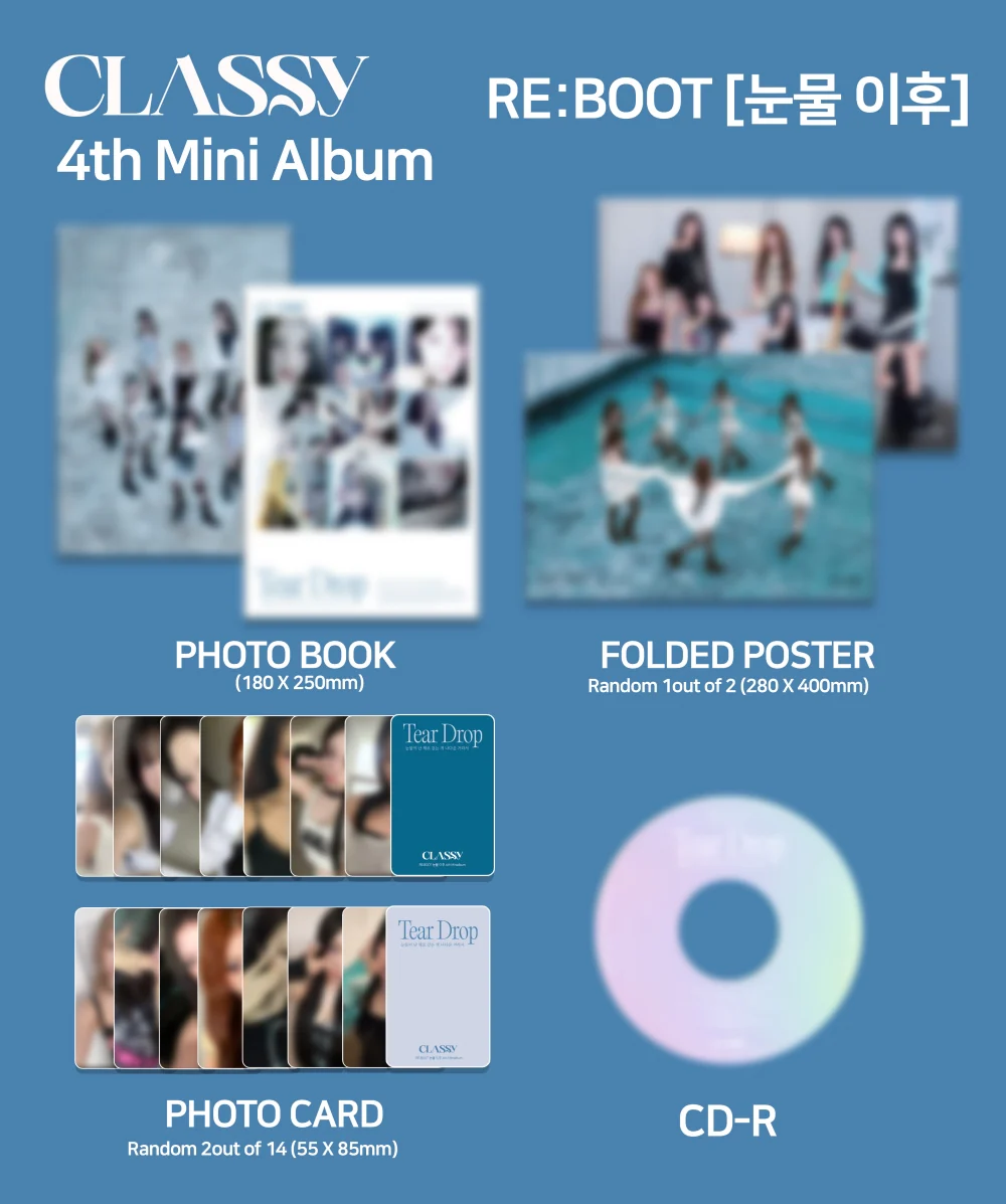 CLASSy - 4th Mini Album RE:BOOT AFTER THE TEARS (Random ver.) CD - Image 2