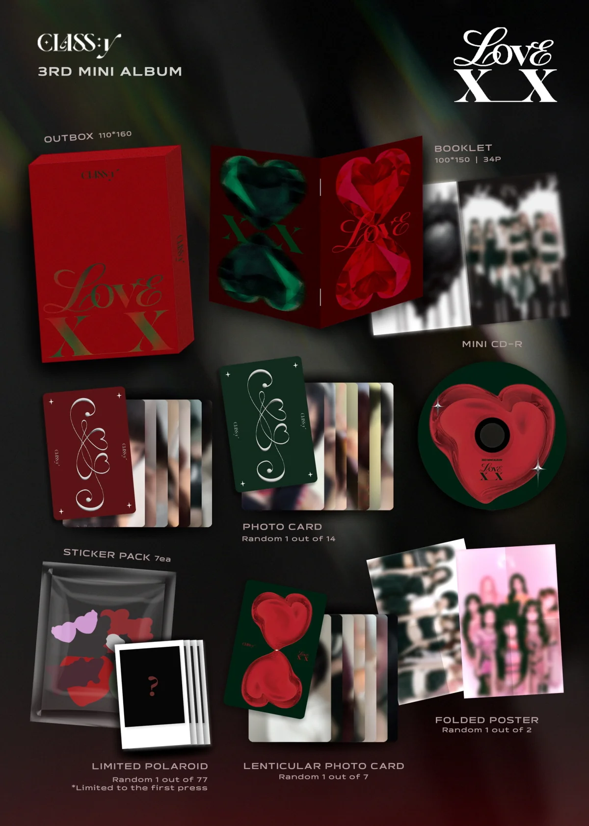CLASS:y - LOVE XX 3rd Mini Album (Mini CD) - Image 2