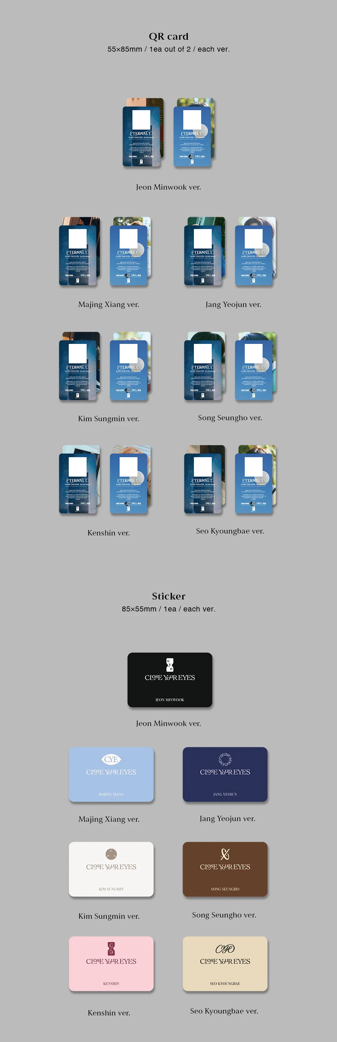 CLOSE YOUR EYES - 1st Mini Album ETERNALT [POCA ALBUM] - Image 6