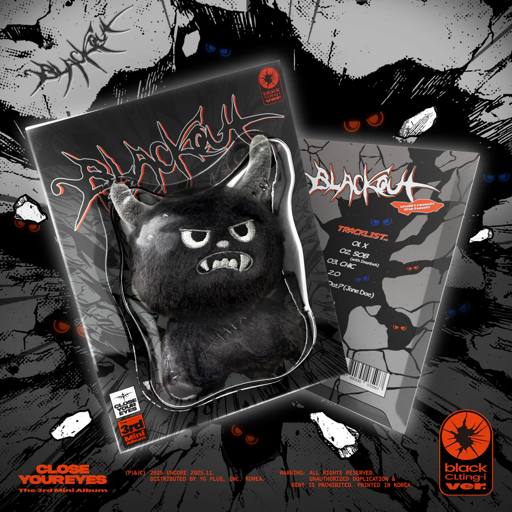 CLOSE YOUR EYES - 3rd Mini Album blackout [black CLting-i ver.]