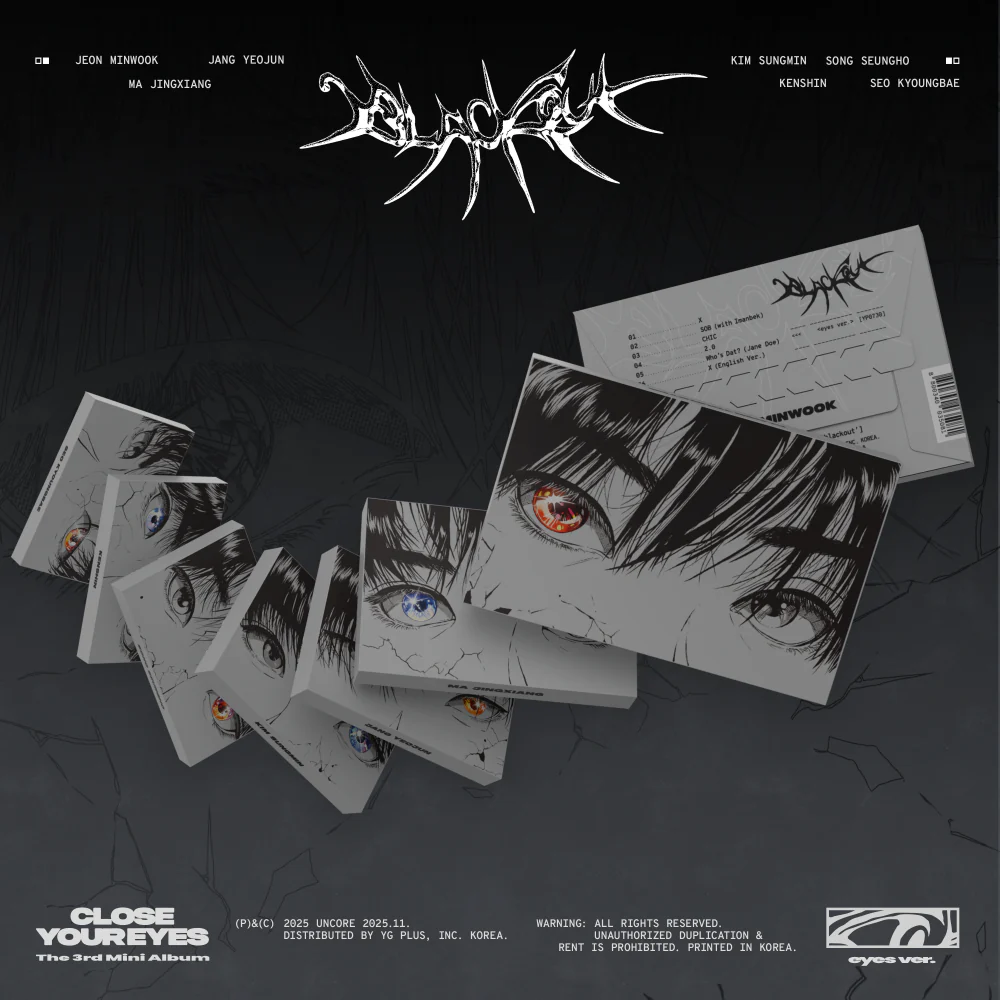 CLOSE YOUR EYES - 3rd Mini Album blackout [eyes ver.]