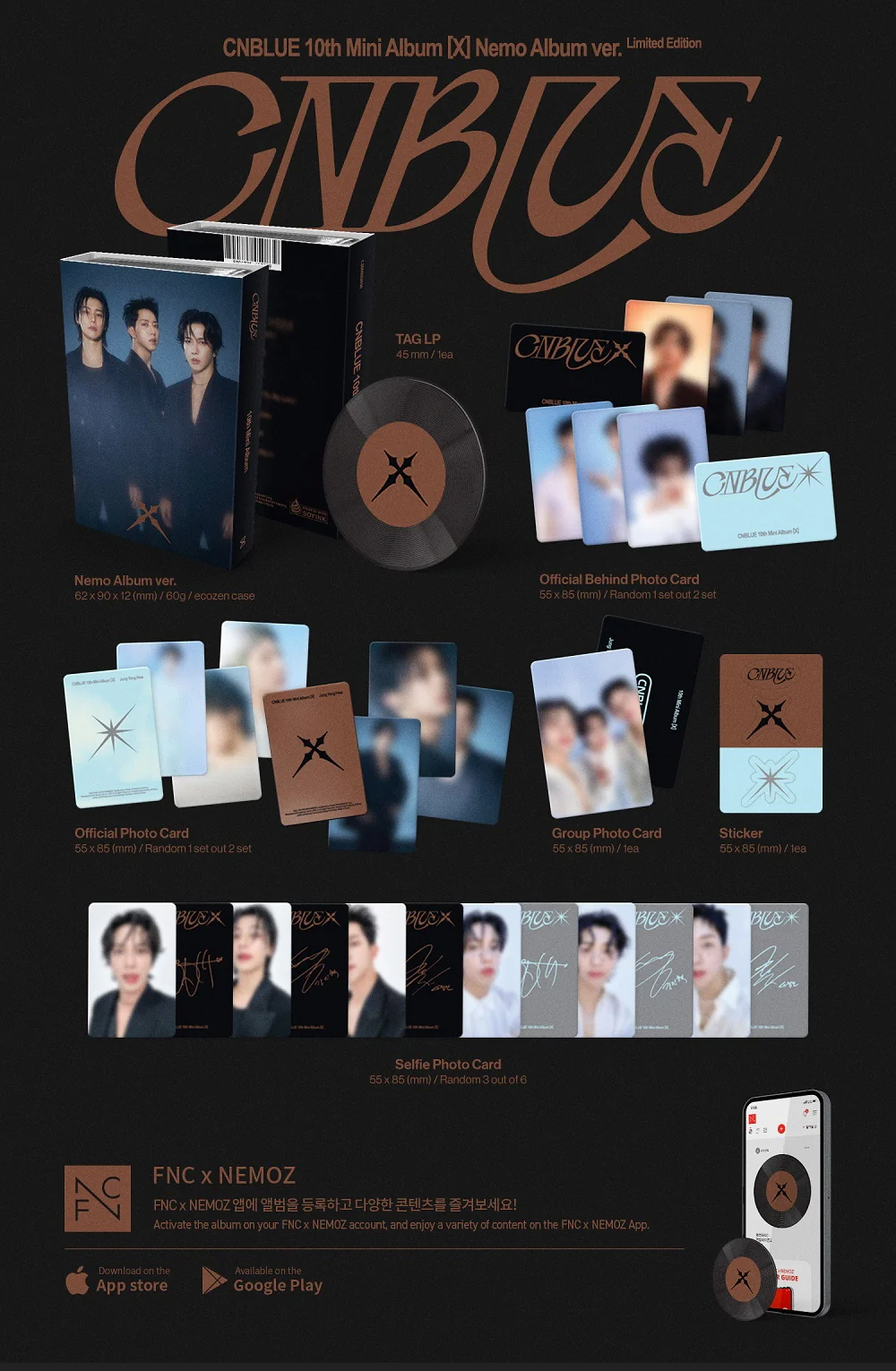 CNBLUE - 10th Mini Album X Nemo Album version - Image 2