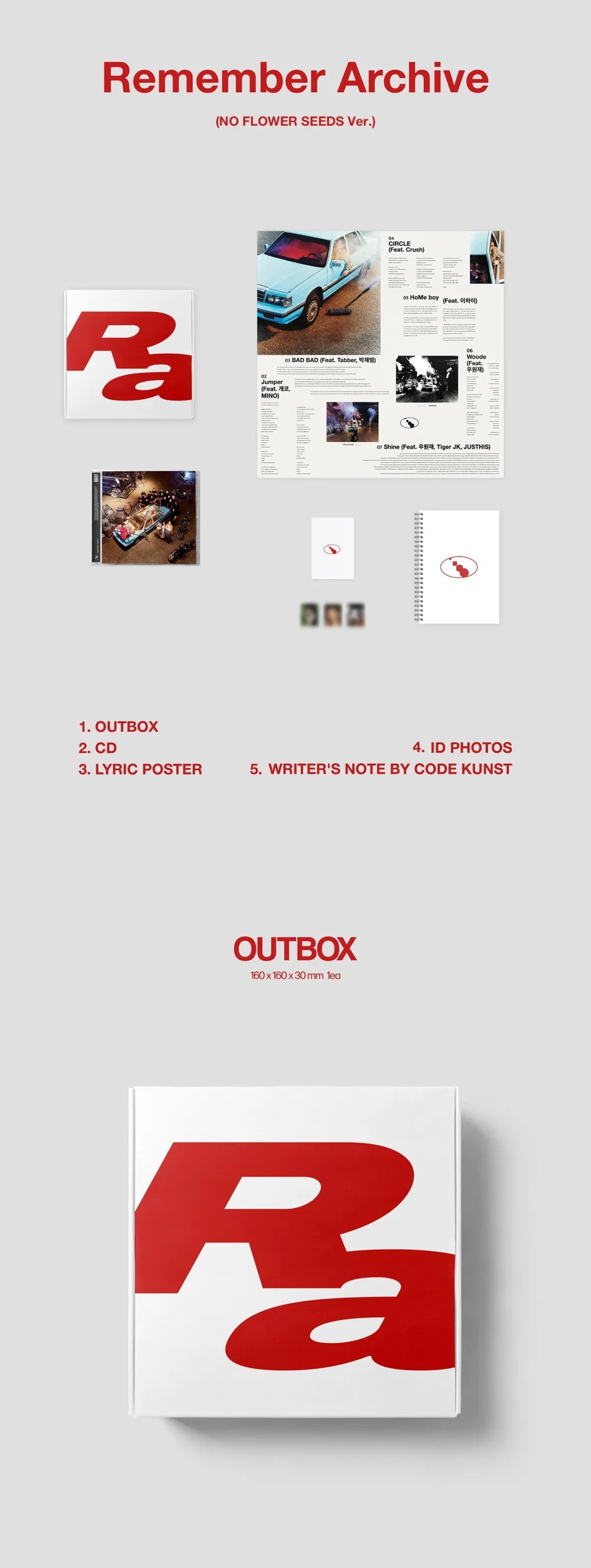 CODE KUNST - Vol.5 Remember Archive (NO FLOWER SEEDS Ver.) - Image 2