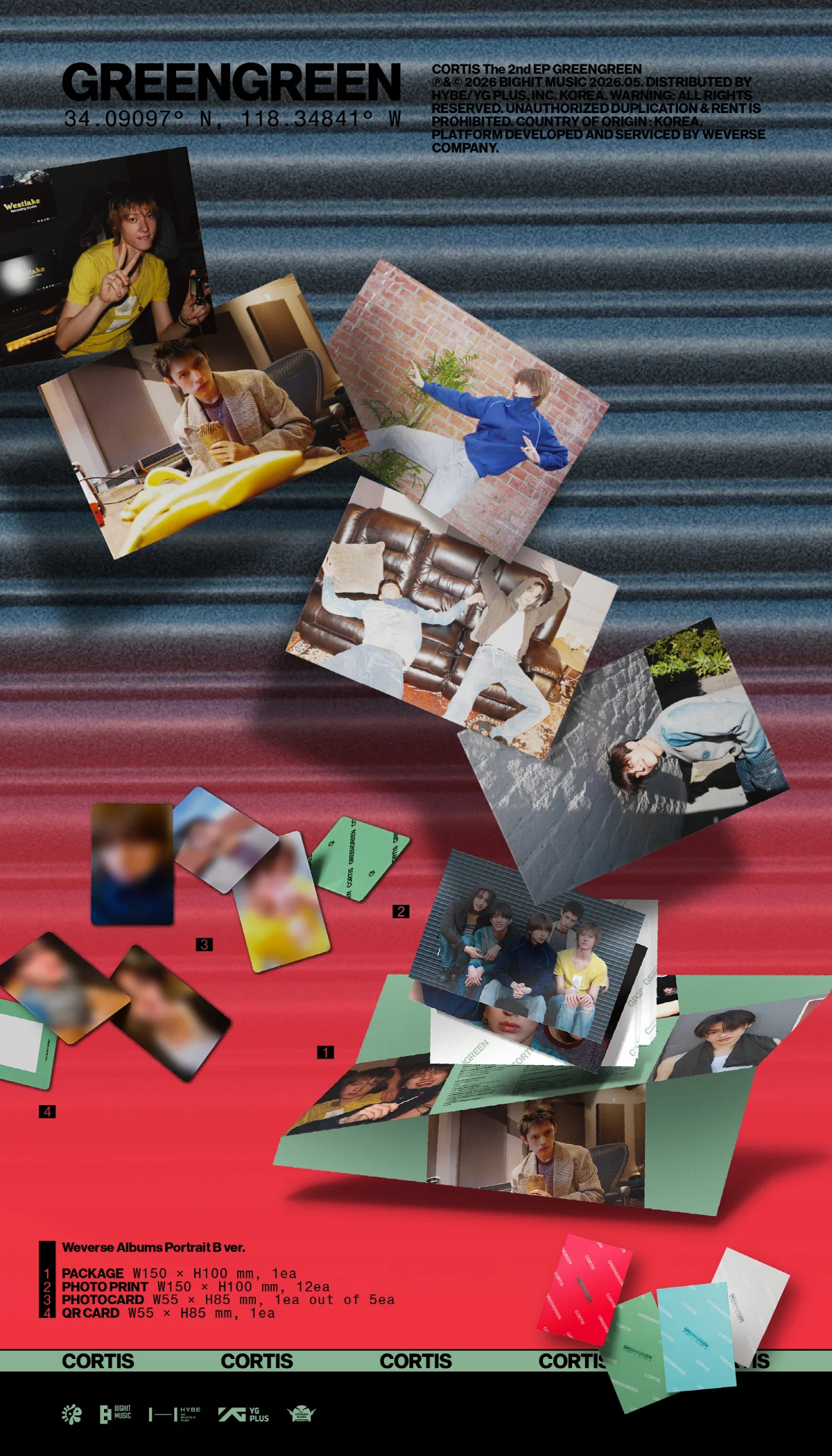 CORTIS - 2nd EP GREENGREEN [Weverse Albums ver.] - Image 3