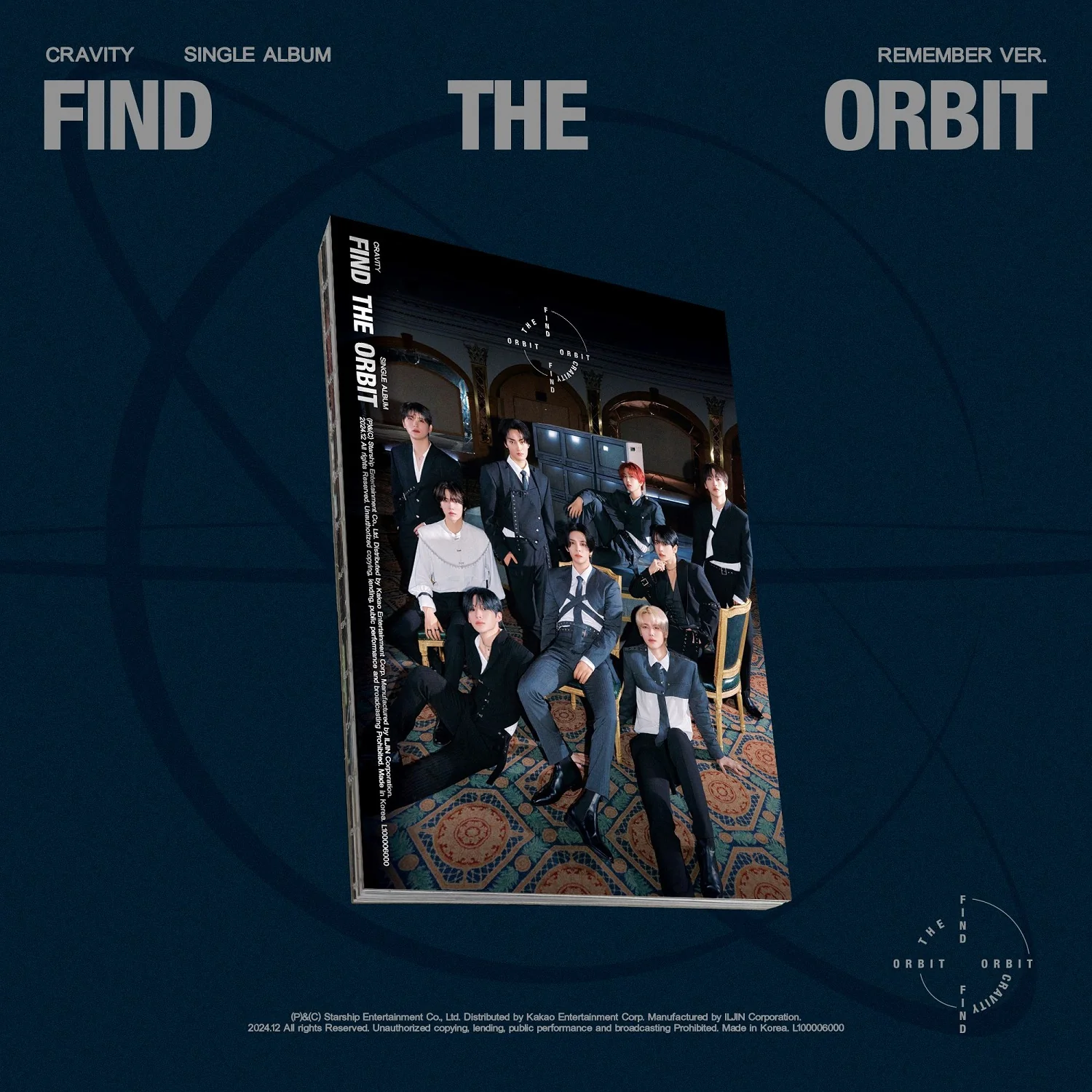 Cravity - 1st Single Album Find The Orbit Special Edition Remember version CD+Pre-Order Gift