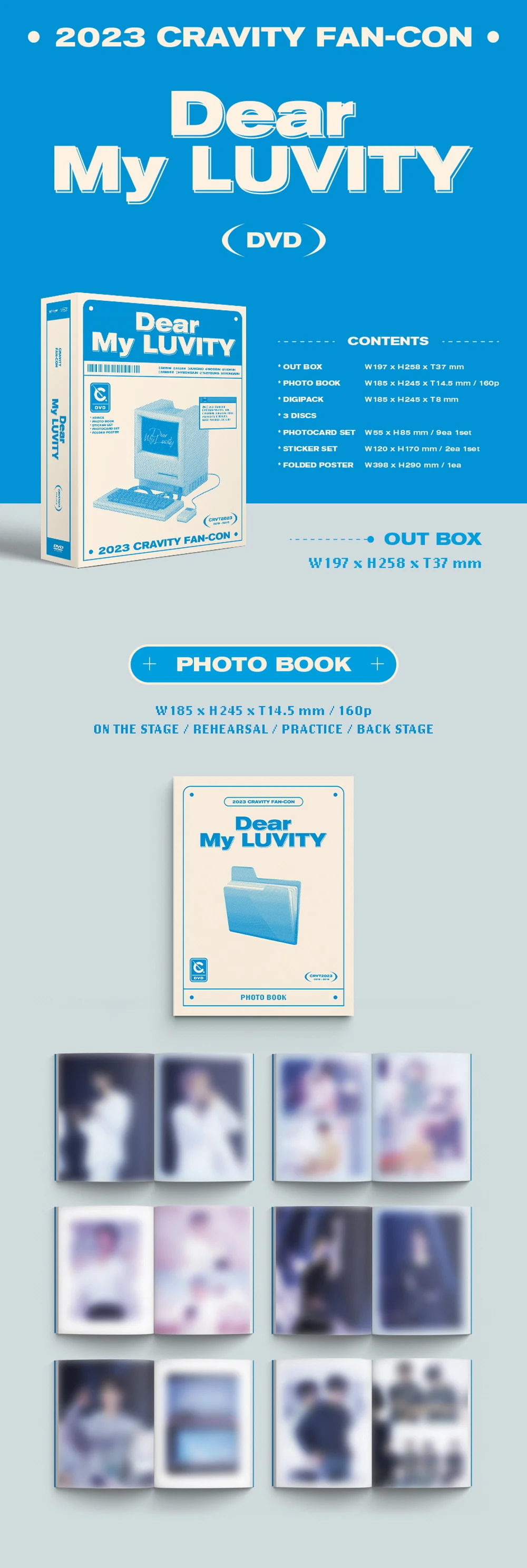 CRAVITY - 2023 CRAVITY FAN CON Dear My LUVITY KIT VIDEO + DVD - Image 6