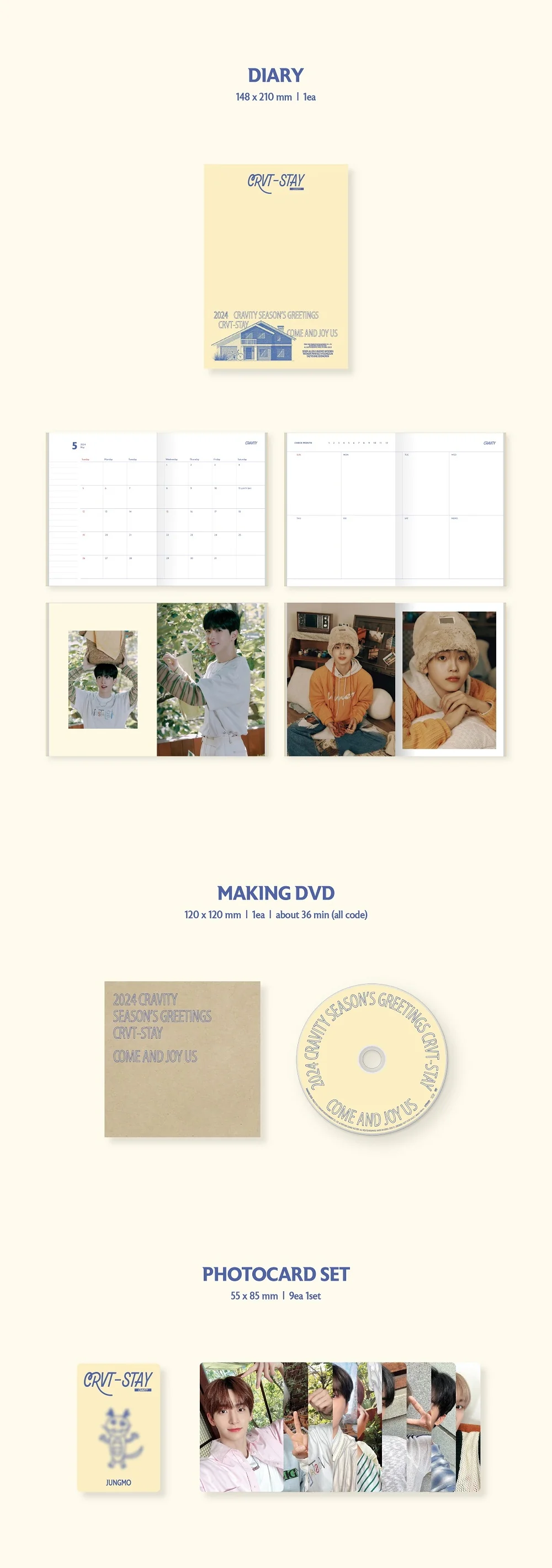 CRAVITY - 2024 Season's Greetings CRVT-STAY - Image 5