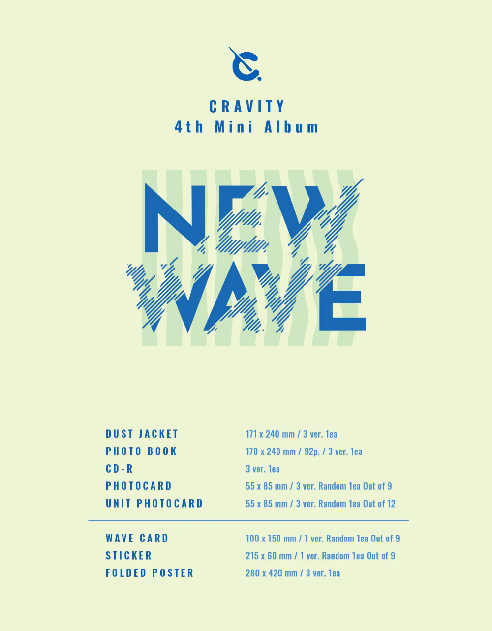 CRAVITY - 4th Mini Album NEW WAVE CD - Image 2