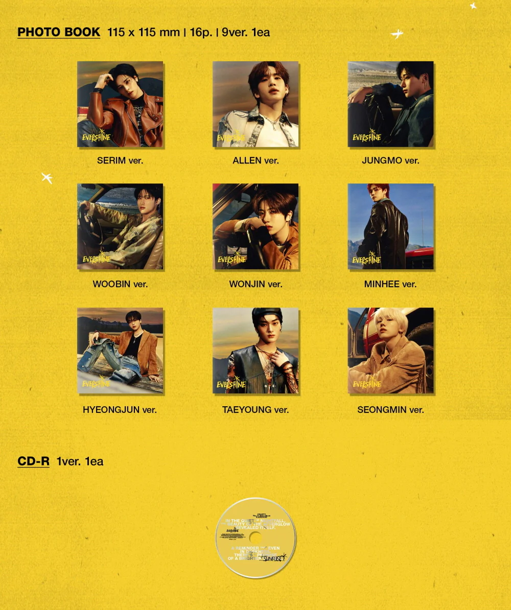 CRAVITY - 7th Mini Album EVERSHINE Digipack version CD - Image 3