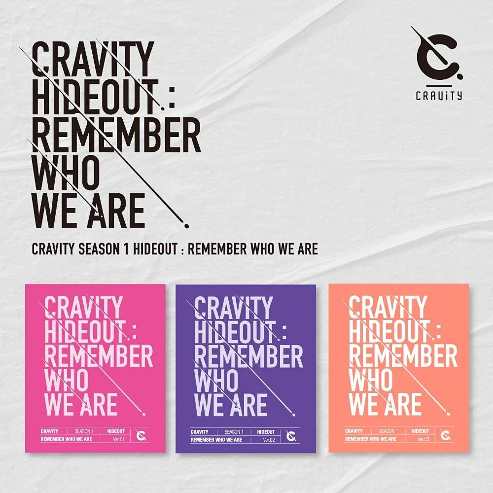 CRAVITY - CRAVITY SEASON 1. HIDEOUT : REMEMBER WHO WE ARE Album (Random ver.)