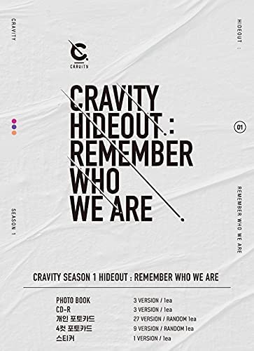 CRAVITY - CRAVITY SEASON 1. HIDEOUT : REMEMBER WHO WE ARE Album (Random ver.) - Image 2