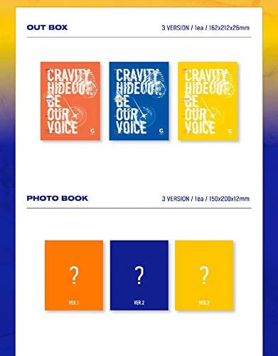 CRAVITY - SEASON3. [Hideout: BE Our Voice] Album+Extra Photocards Set - Image 3