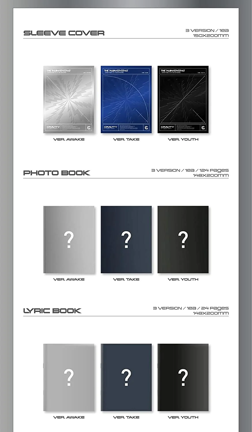 CRAVITY - The Awakening :Written in the Stars (Vol.1) Album+Extra Photocards Set - Image 3