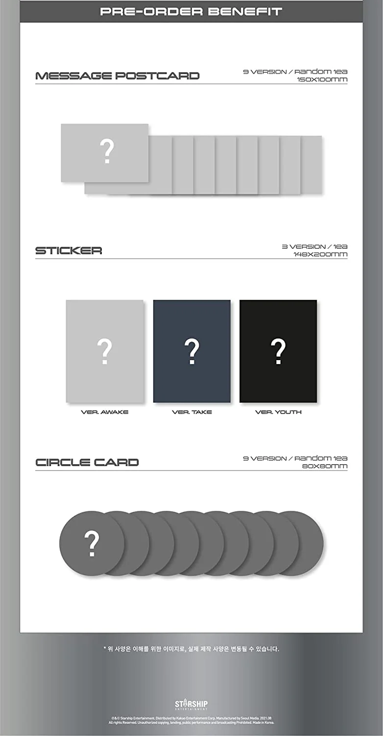 CRAVITY - The Awakening :Written in the Stars (Vol.1) Album+Extra Photocards Set - Image 6