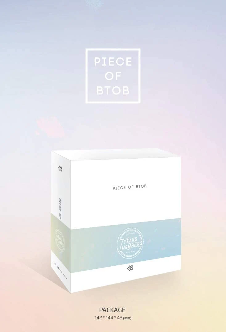 Cube BTOB - Piece of BTOB 7CD+7Booklets+Double Side Extra Photocards Set - Image 2