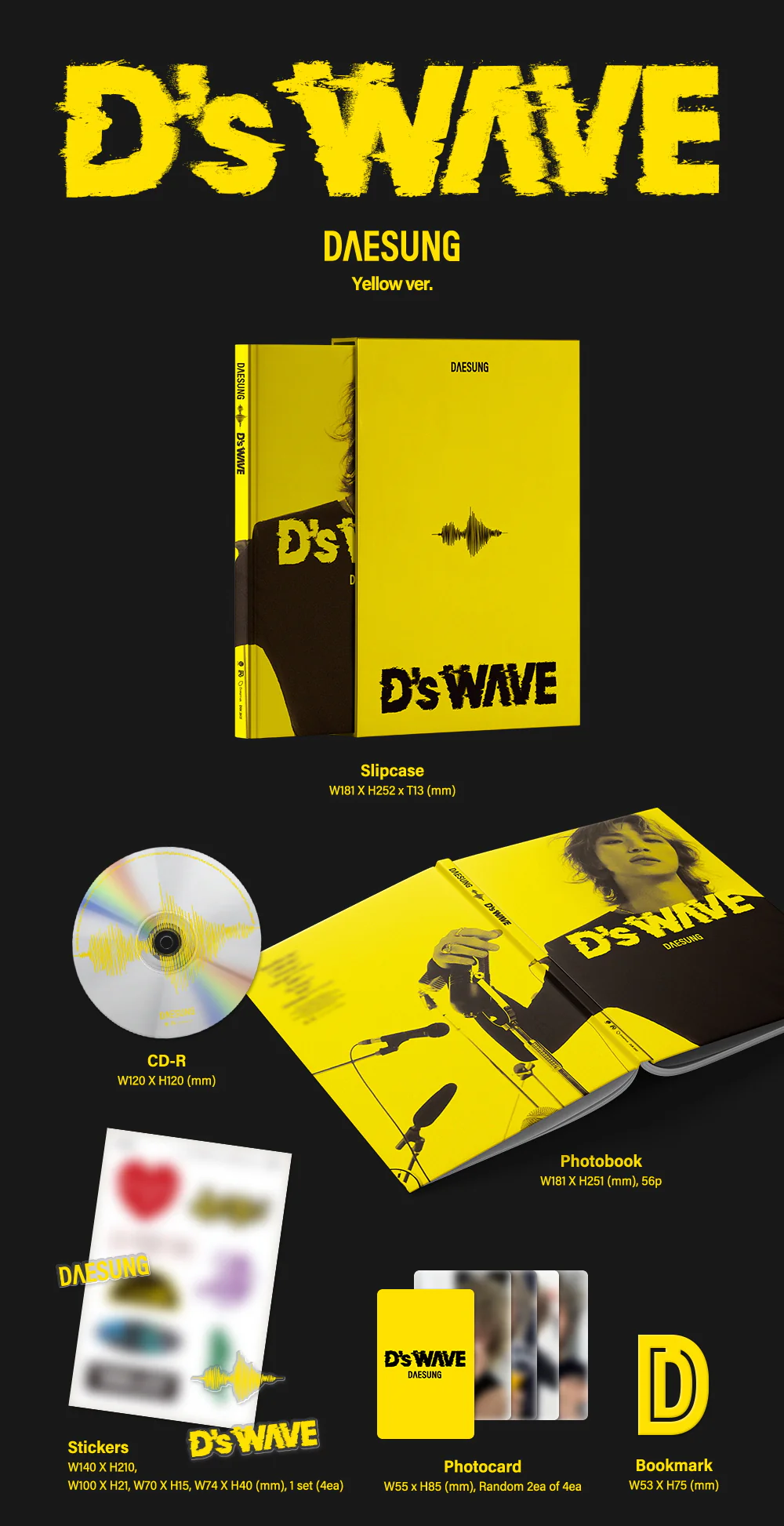 DAESUNG - 1st Mini Album D’s WAVE - Image 3