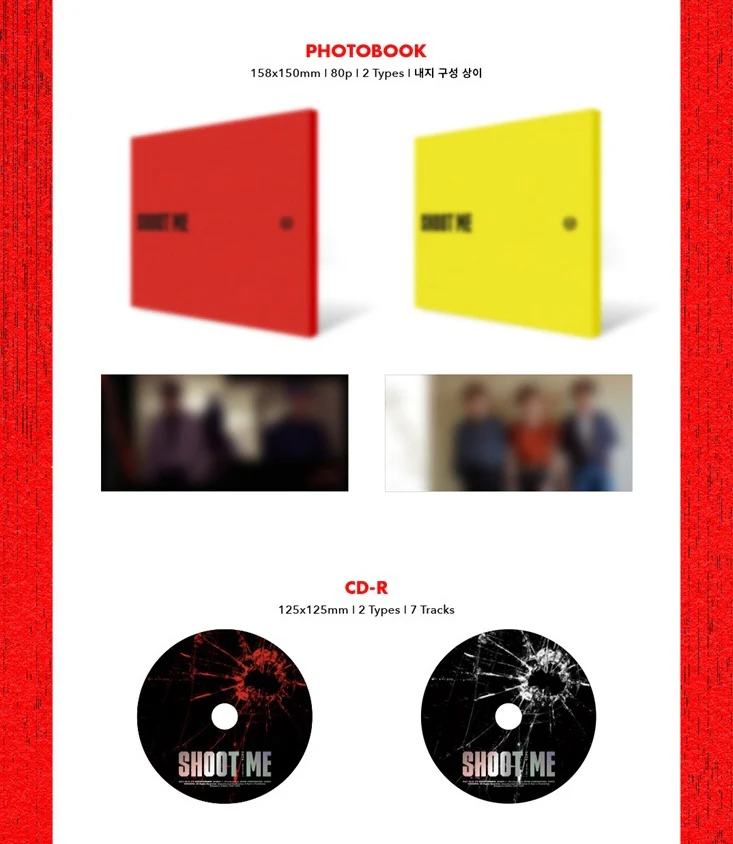 DAY6 - 3rd Mini Album Shoot Me : Youth Part 1 [2 ver. Set] - Image 3