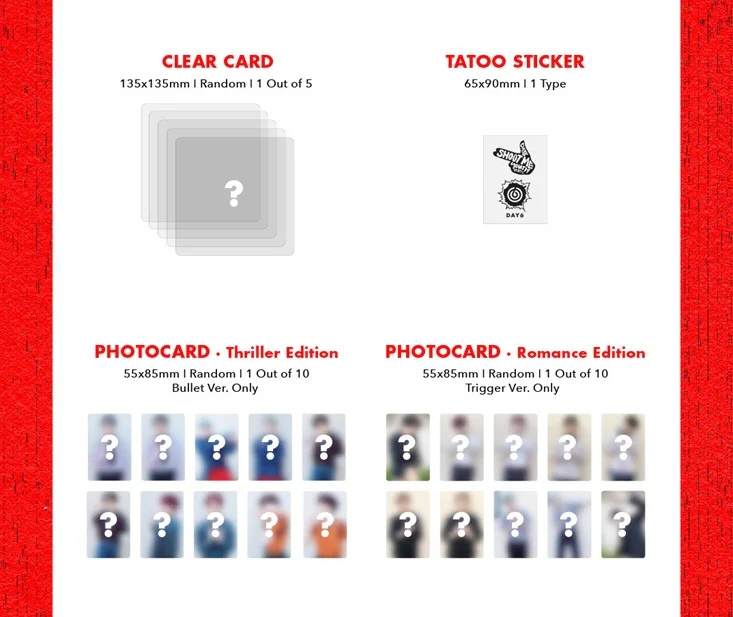 DAY6 - 3rd Mini Album Shoot Me : Youth Part 1 [2 ver. Set] - Image 4