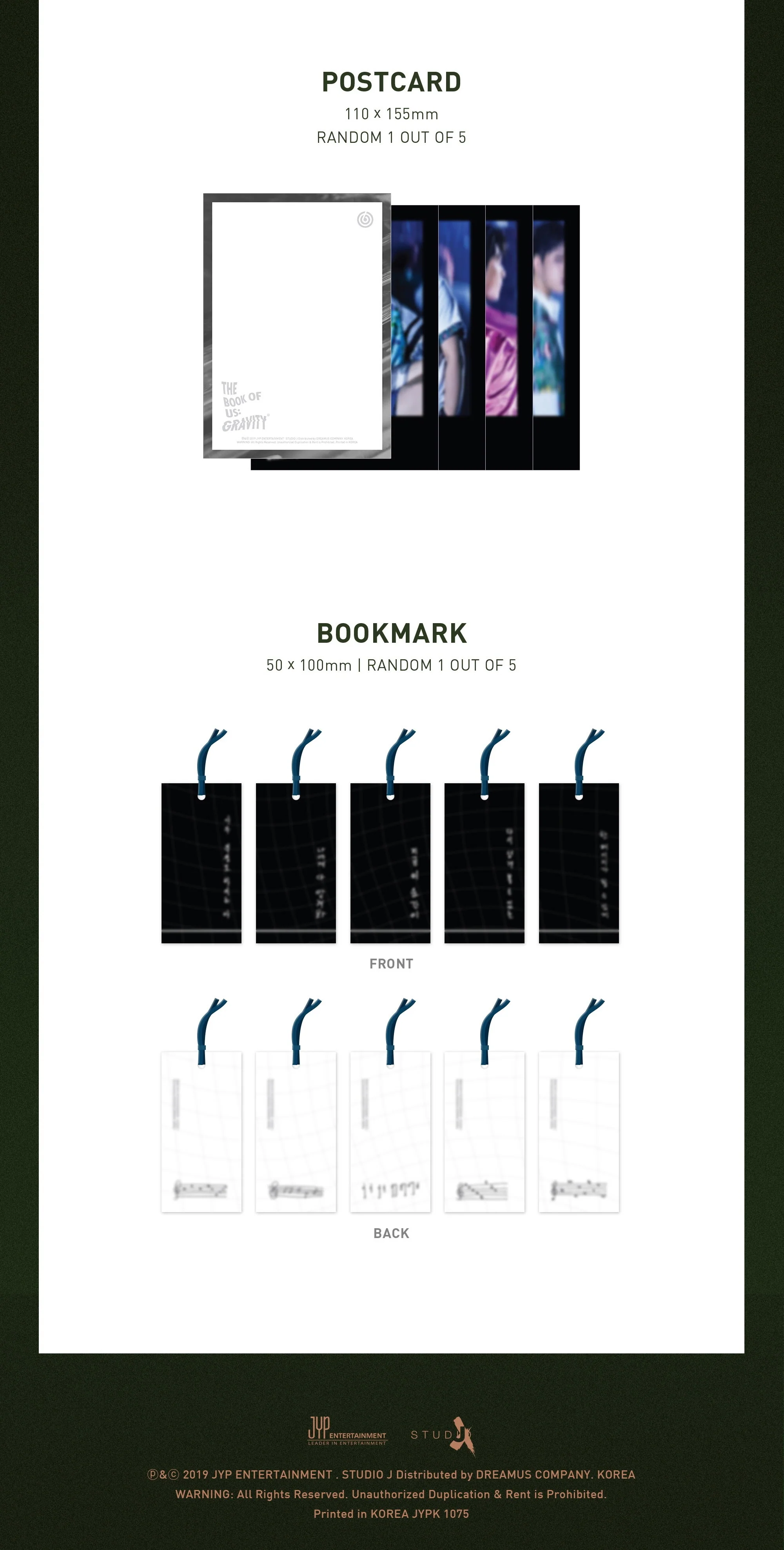 DAY6 - 5th Mini Album The Book of Us : Gravity [2 ver. Set] - Image 5