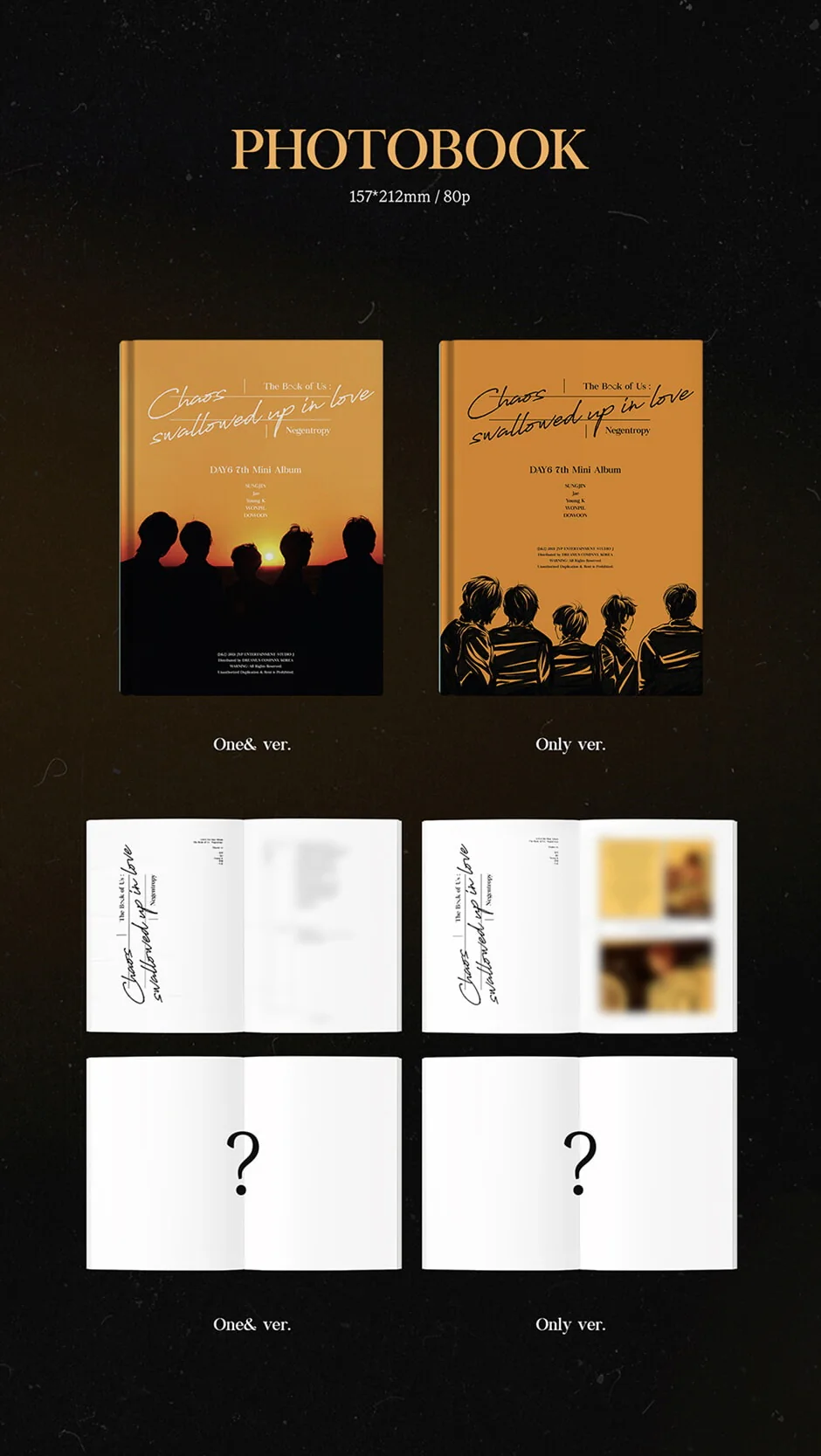 DAY6 - 7th Mini Album The Book of Us : Negentropy [2 ver. Set] - Image 3