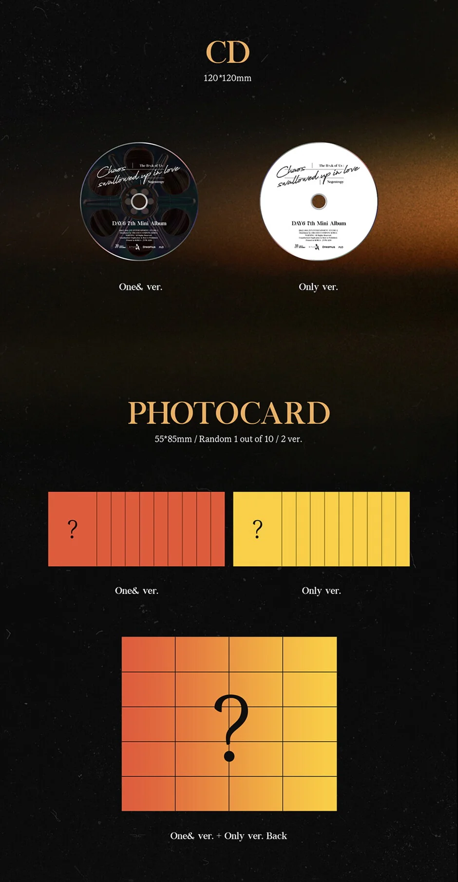 DAY6 - 7th Mini Album The Book of Us : Negentropy [2 ver. Set] - Image 4