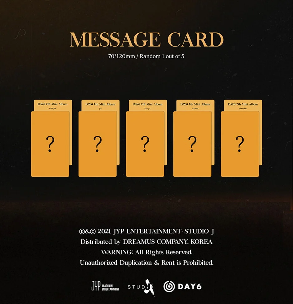 DAY6 - 7th Mini Album The Book of Us : Negentropy [2 ver. Set] - Image 6
