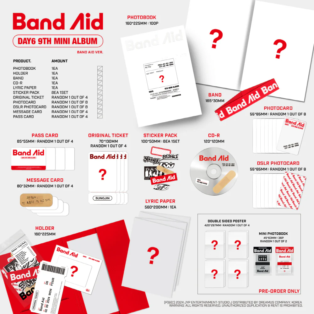 DAY6 - Band Aid (9th Mini Album) - Image 2