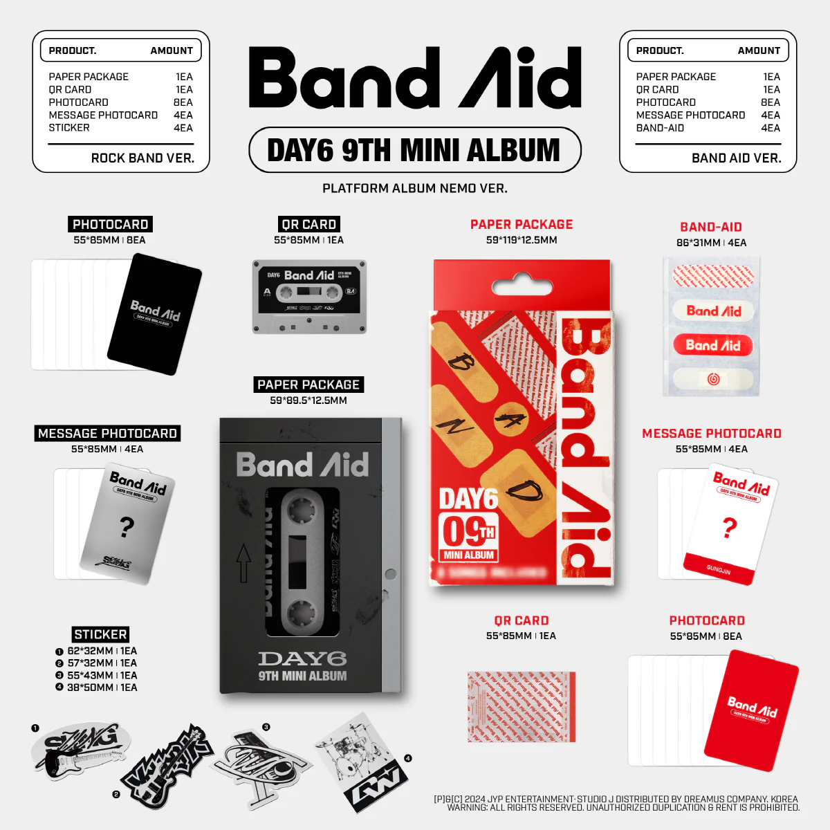 DAY6 - Band Aid [Platform Album Nemo ver.] - Image 2