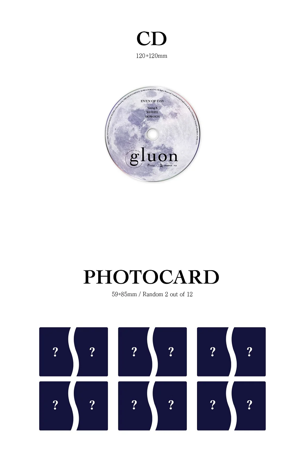 DAY6 EVEN OF DAY - The Book of Us : Gluon - Nothing can tear us apart Album - Image 4