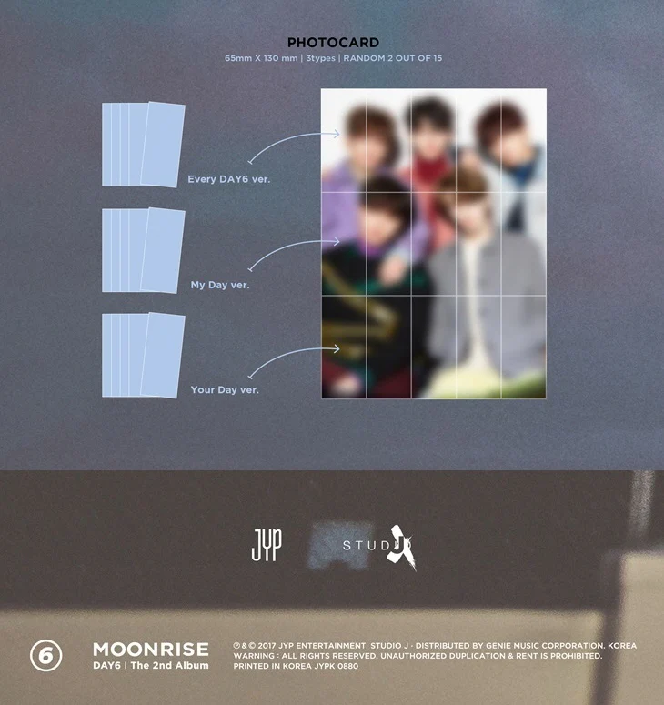 DAY6 - MOONRISE [Random ver.] (Vol.2) Album - Image 5
