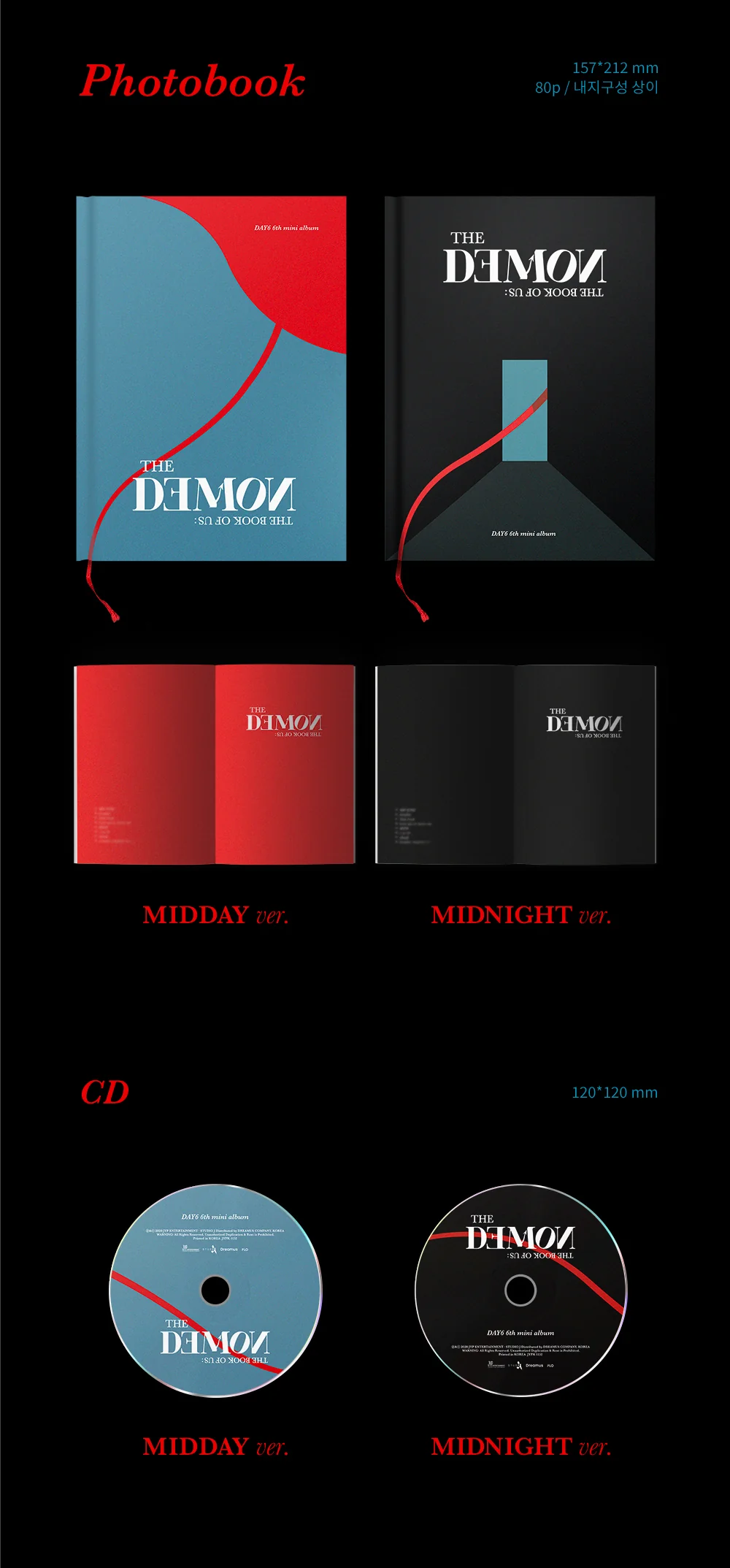 DAY6 - The Book of Us : The Demon Album (Random ver.) - Image 4