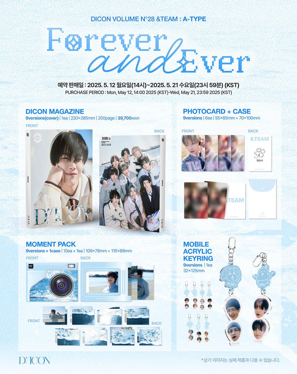 DICON Volume N°28 &TEAM A Type : Forever and Ever - Image 2
