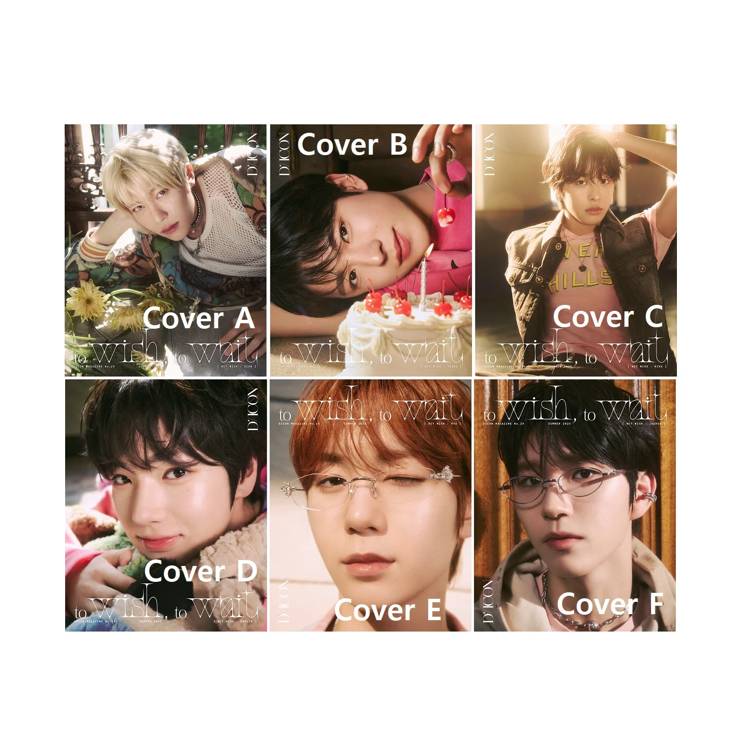 DICON VOLUME N°29 NCT WISH TO WISH, TO WAIT [B-TYPE]