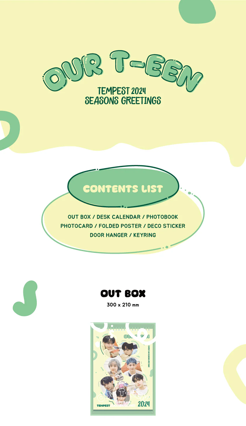 TEMPEST - 2024 SEASON'S GREETINGS [OUR-TEEN] - Image 2