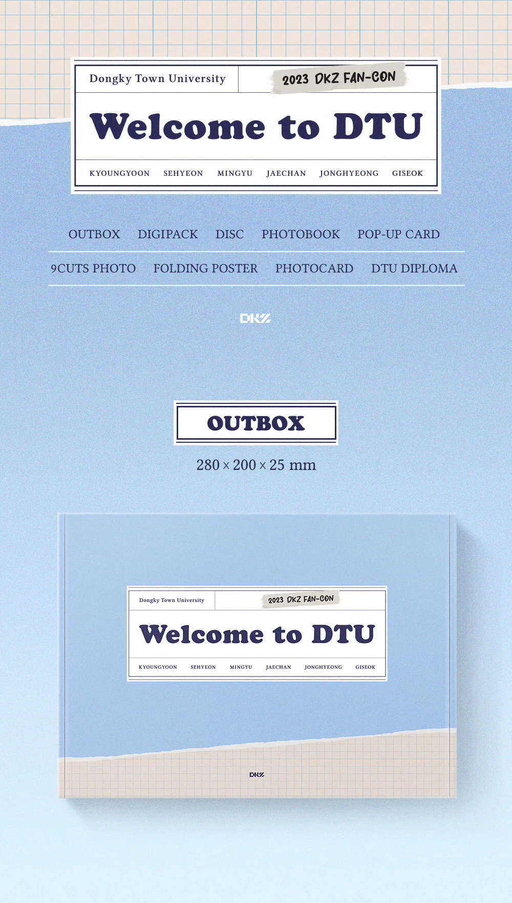 DKZ - 2023 DKZ FAN-CON [Welcome to DTU] DVD - Image 2