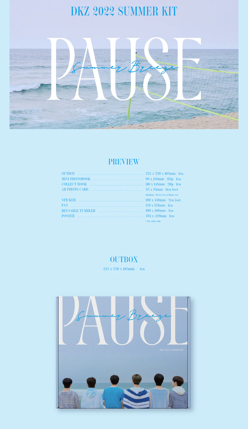 DKZ DONGKIZ - 2022 SUMMER KIT [PAUSE] - Image 2