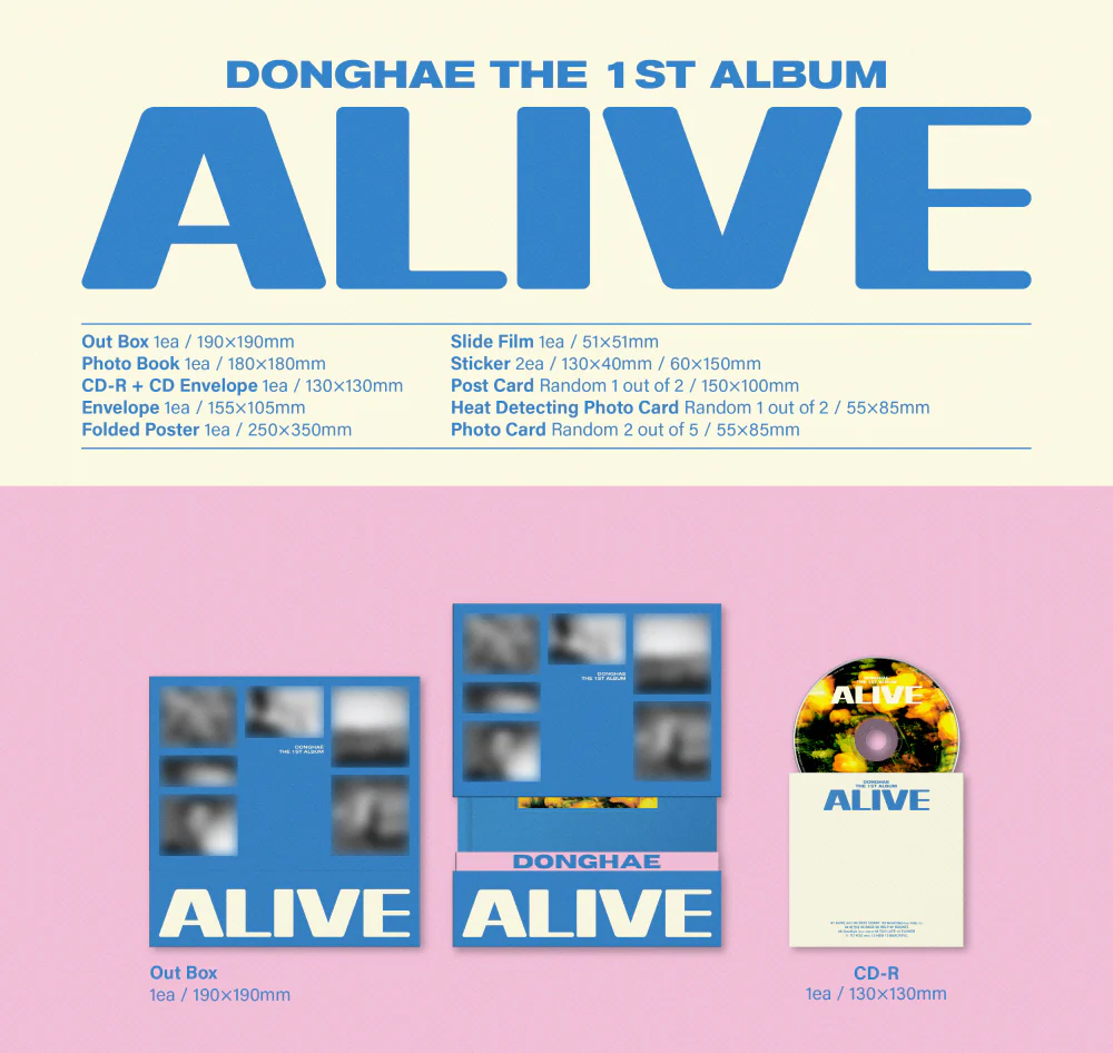 DONGHAE - 1st Album ALIVE [Photobook ver.] - Image 2