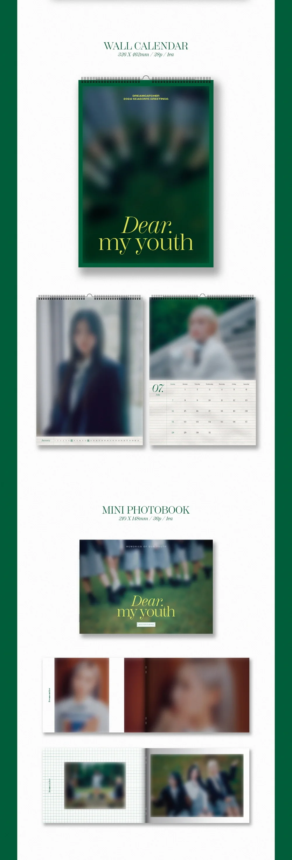 Dreamcatcher - 2024 SEASON’S GREETINGS [Dear. my youth] - Image 3