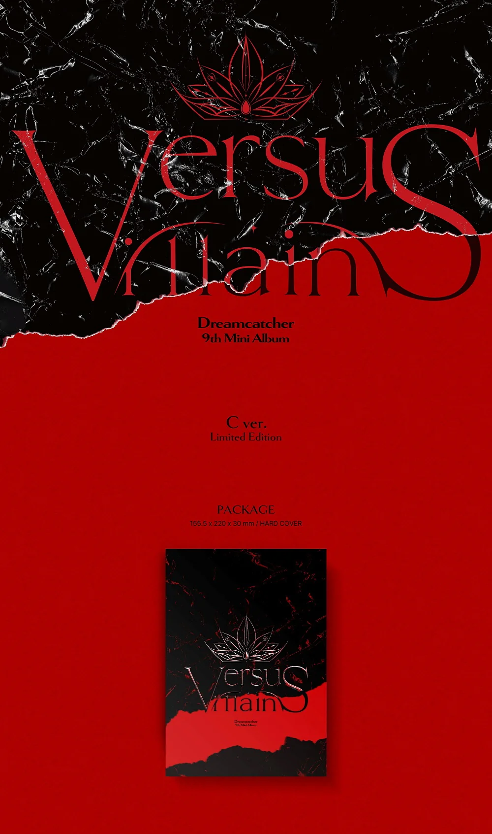 DREAMCATCHER - 9th Mini Album VillainS Limited Edition C version CD+Pre-Order Benefit - Image 2