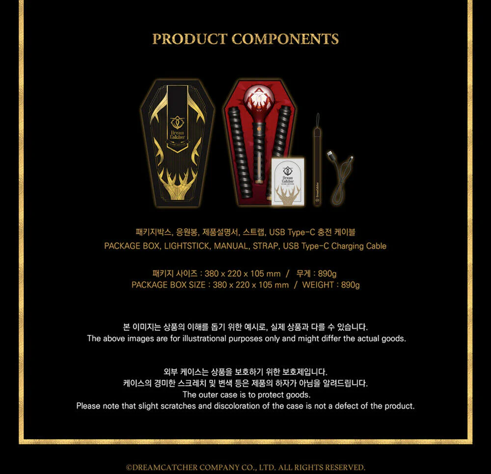 DREAMCATCHER OFFICIAL LIGHTSTICK Ver.1 INSOMNIA FANLIGHT - Image 9