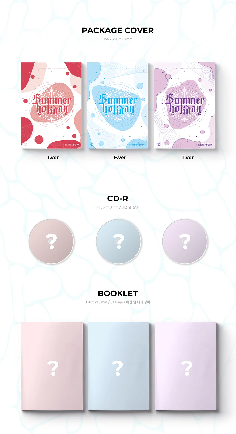 DREAMCATCHER - Summer Holiday [Normal ver.] Album+Extra Photocards Set - Image 3
